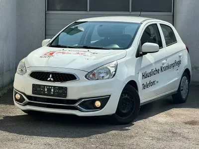 Gebraucht Mitsubishi Space Star 71 PS (52 kW) 2016 Weiß Kleinwagen