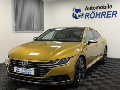 Gebraucht VW Arteon 239 PS (175 kW) 2017 Gelb kurkumagelb metallic (metallic) Kleinwagen