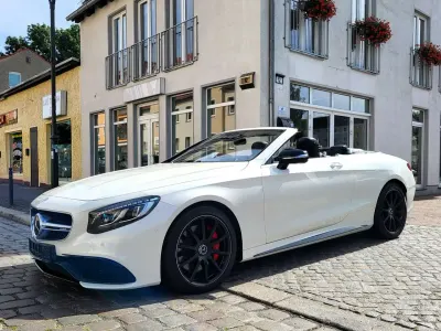 Brugt Mercedes S63 AMG AMG 585 HK (430 kW) 2017 Hvid Cabriolet