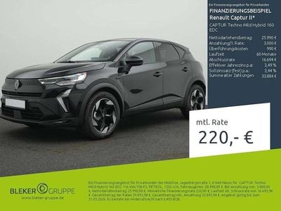 Gebraucht Renault Captur Techno 158 PS (116 kW) 2025 Schwarz SUV