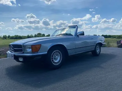 Gebraucht Mercedes SL500 231 PS (169 kW) 1983 Blau Cabrio