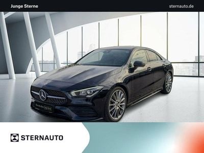 Gebraucht Mercedes CLA180 AMG line 136 PS (100 kW) 2022 Unilack nachtschwarz Limousine