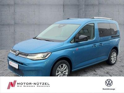 Neu VW Caddy Goal 122 PS (89 kW) 2025 Blau Van / Kleinbus