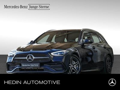 Schwarz Gebraucht 2021 Mercedes C220 AMG Kombi | 33.890 € (Fairer Preis)