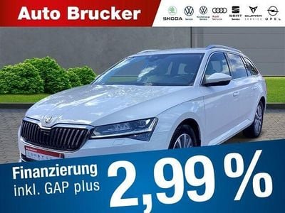 Gebraucht Skoda Superb Style 150 PS (110 kW) 2021 Weiss Kombi