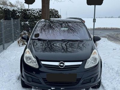 Gebraucht Opel Corsa Edition 75 PS (55 kW) 2007 Schwarz Limousine
