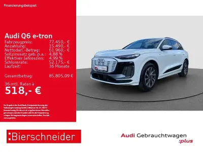 Ny Audi Q6 e-tron S-Line 284 kW (387 HK) 2025 Hvid SUV