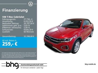 Gebraucht VW T-Roc Style 116 PS (85 kW) 2025 Kings red metallic/schwarz SUV