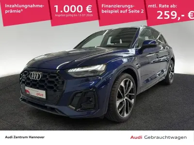 Gebraucht Audi SQ5 Ambiente 341 PS (250 kW) 2023 Navarrablau metallic SUV