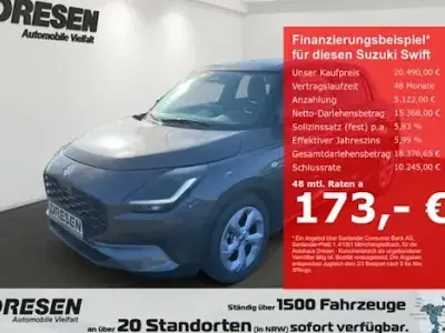 Neu Suzuki Swift Comfort 81 PS (59 kW) 2026 Grau Kleinwagen