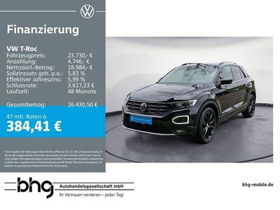 Gebraucht VW T-Roc Sport 150 PS (110 kW) 2020 Schwarz SUV