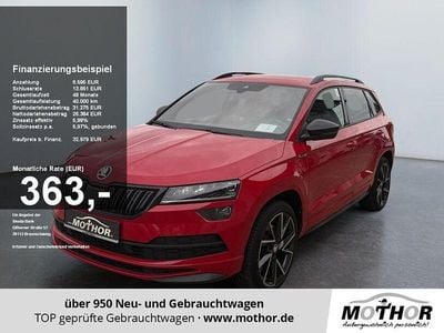 Gebraucht Skoda Karoq SportLine 190 PS (139 kW) 2021 Velvetrot metallic SUV