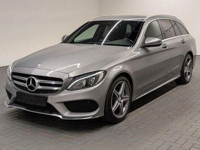 Gebraucht Mercedes C160 AMG line 129 PS (94 kW) 2016 Palladiumsilbermet. Coupé