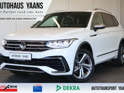 Gebraucht VW Tiguan Allspace R-line 200 PS (147 kW) 2022 Weiß SUV