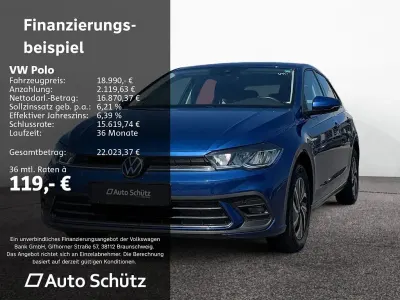 Gebraucht VW Polo Life 95 PS (69 kW) 2025 Blau Kleinwagen