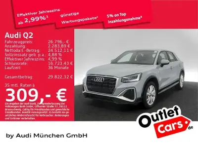 Używany Audi Q2 S-Line 190 KM (139 kW) 2023 Szary SUV
