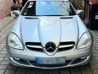 Gebraucht Mercedes SLK200 163 PS (119 kW) 2005 Silber Cabrio