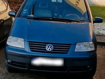 Gebraucht VW Sharan 130 PS (95 kW) 2003 Blau Van / Kleinbus