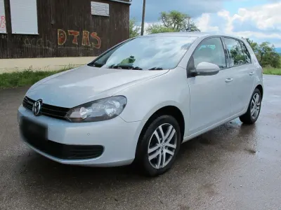Gebraucht VW Golf VI Comfortline 80 PS (58 kW) 2009 Silber Kleinwagen