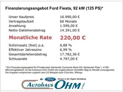 gebraucht Ford Fiesta Titanium 1.0 EcoBoost - Klimaautomatik -