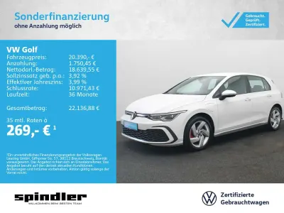 Gebraucht VW Golf VII GTE 245 PS (180 kW) 2021 Pure white Kleinwagen