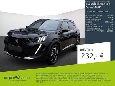 Lackierung schwarz perla nera/typ aussenverkleidung metalliclackierung Gebraucht 2023 Peugeot 2008 GT SUV | 19.980 € (Guter Preis)