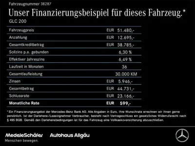 Gebraucht Mercedes GLC200 AMG 204 PS (150 kW) 2025 Lack graphitgrau (metallic) SUV