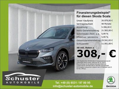 Graphite grau metallic Gebraucht 2024 Skoda Scala Monte Carlo Kleinwagen | 26.979 € (Etwas zu teuer)