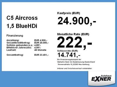 Weiss Gebraucht 2024 Citroën C5 Aircross SUV | 24.900 € (Fairer Preis)