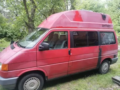 Używany VW T4 77 KM (56 kW) 1992 Czerwony Van