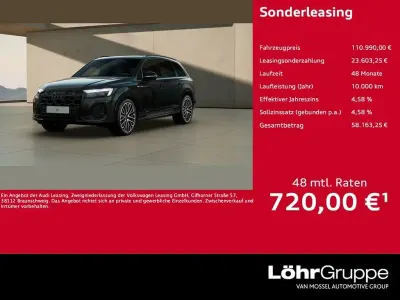 Neu Audi Q7 S-Line 286 PS (210 kW) 2026 Schwarz SUV
