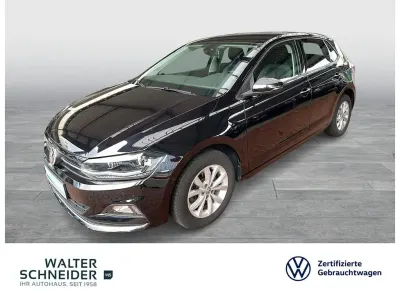 Gebraucht VW Polo Highline 95 PS (69 kW) 2019 Schwarz Kleinwagen