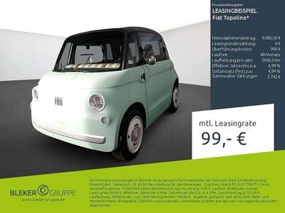 Neu Fiat Topolino 5 kW (8 PS) 2026 Grün Kleinwagen