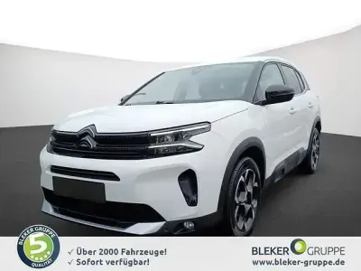 Gebraucht Citroën C5 Aircross Feel 131 PS (96 kW) 2023 Lack weiss banquise/typ aussenverkleidung spiegel flach standard SUV
