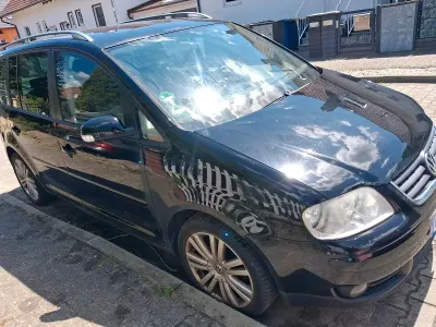 Gebraucht VW Touran Conceptline 105 PS (77 kW) 2005 Schwarz Van / Kleinbus