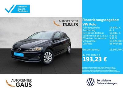 Schwarz Gebraucht 2021 VW Polo Comfortline Kleinwagen | 17.980 € (Fairer Preis)