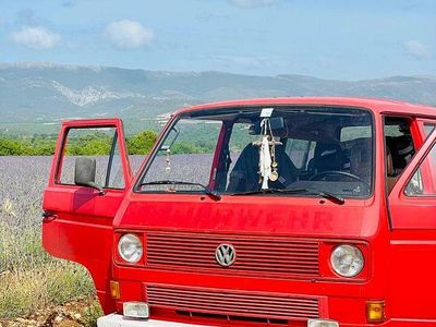 Second-hand VW Multivan 82 CP (60 kW) 1984 Roșu Monovolum