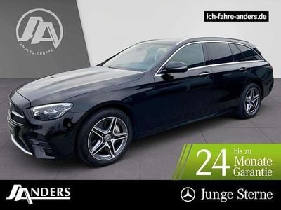 Schwarz Gebraucht 2022 Mercedes E300 AMG Kombi | 29.974 € (Fairer Preis)