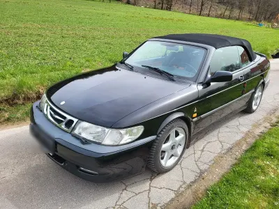 Brugt Saab 9-3 Cabriolet 230 HK (169 kW) 1999 Sort Cabriolet
