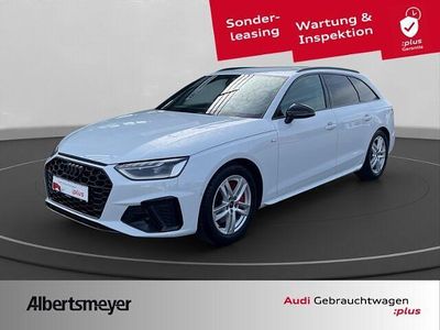 Gebraucht Audi A4 S-Line 204 PS (150 kW) 2024 Gletscherweiß metallic Kombi