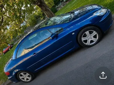 Brugt Peugeot 307 CC 136 HK (100 kW) 2004 Blå Cabriolet