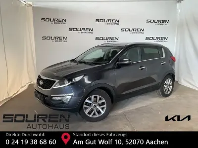 Gebraucht Kia Sportage DREAM-TEAM Edition 135 PS (99 kW) 2015 (e5b) winchestergrau met. SUV