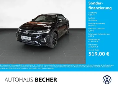 Neu VW T-Roc Cabriolet R-line 150 PS (110 kW) 2025 Schwarz Cabrio