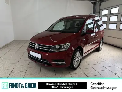 Gebraucht VW Caddy Highline 125 PS (91 kW) 2016 Rot Van / Kleinbus