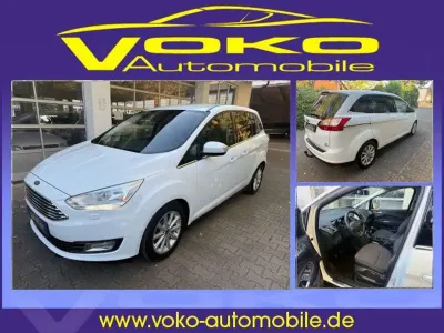 Gebraucht Ford Grand C-Max Titanium 125 PS (91 kW) 2019 Frostweiß Van / Kleinbus