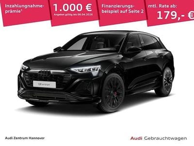 Gebraucht Audi Q8 e-tron S-Line 250 kW (340 PS) 2023 Mythosschwarz metallic (metallic) SUV