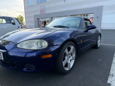 Gebraucht Mazda MX5 110 PS (80 kW) 2003 Blau Cabrio
