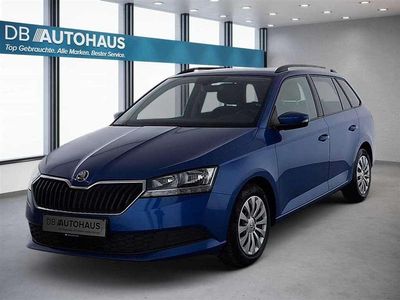 Begagnad Skoda Fabia Ambition 95 HK (69 kW) 2022 Blå Halvkombi