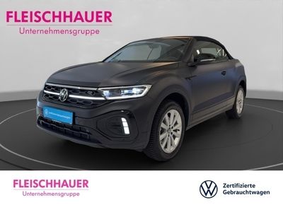 Gebraucht VW T-Roc Cabriolet R-line Edition 150 PS (110 kW) 2024 Schwarz Cabrio