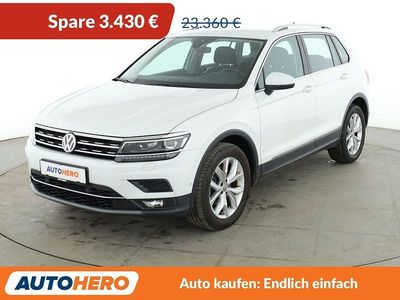 Usata VW Tiguan Highline 180 CV (132 kW) 2017 Bianco SUV